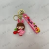 Summer fresh fruit girl keychain, exquisite girls' schoolbag small pendant, cute accessory, car key chain pendant details Picture
